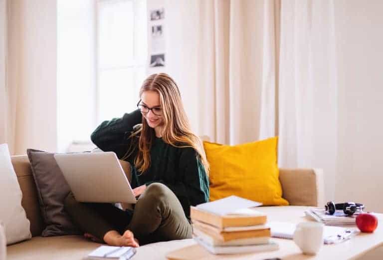 bigstock A Young Female Student Sitting 306047068